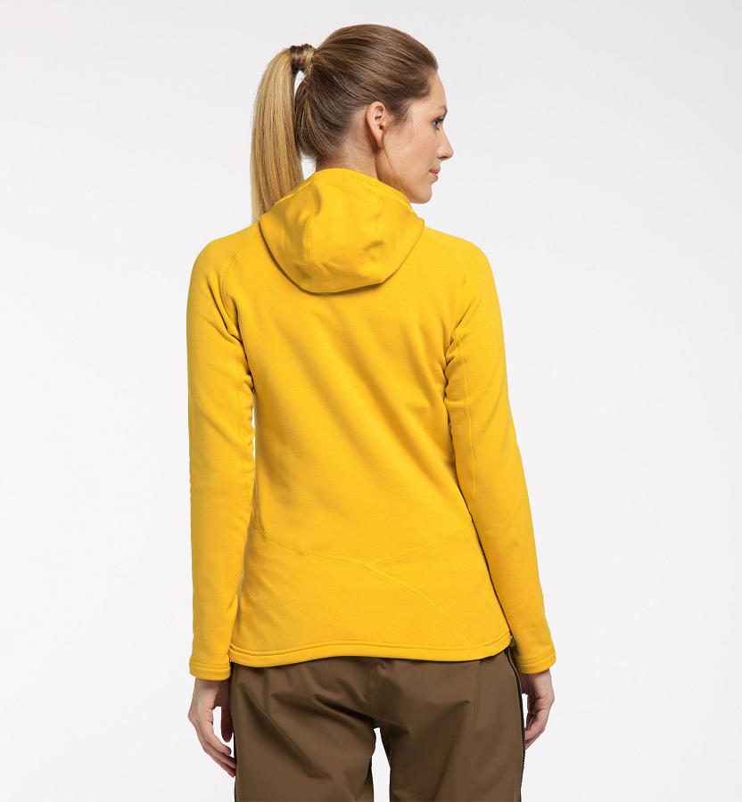 Haglöfs Womens Heron Fleece Yellow New Zealand 62589EFSO